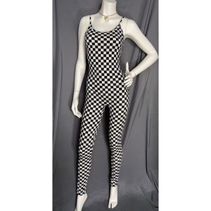 Fashion Nova checkered bodysuit